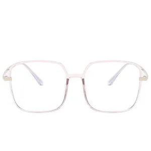 Star - Fashion Blue Light Blocking Computer Reading Gaming Glasses - Transparent Purple