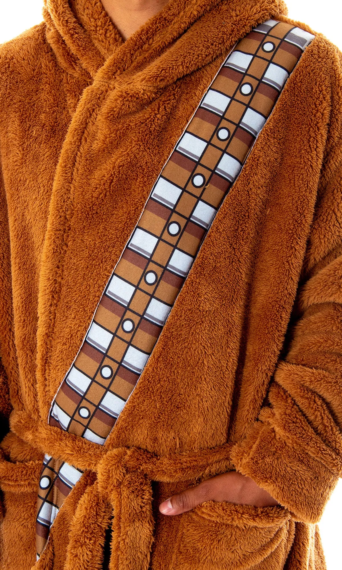 Star Wars Chewbacca Robe Costume Fleece Plush Chewie Chewbacca Bathrobe