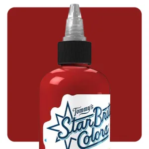 StarBrite Colors Tattoo Ink by Tommy’s Supplies – Crimson Red – Pick Your Size 1/2oz or 1oz