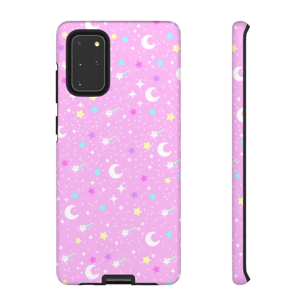 Starry Glitter Pink Tough Phone Case