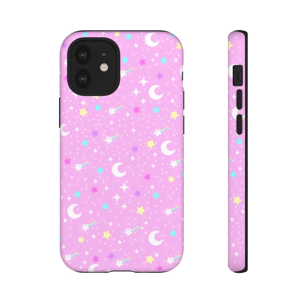 Starry Glitter Pink Tough Phone Case