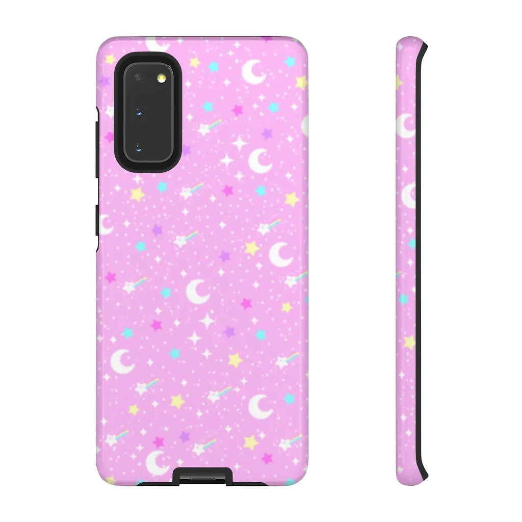 Starry Glitter Pink Tough Phone Case