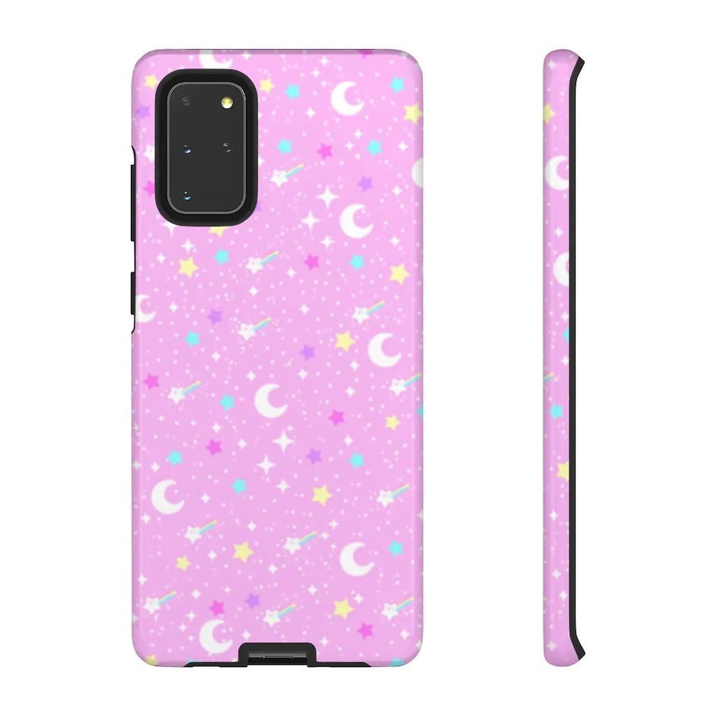 Starry Glitter Pink Tough Phone Case