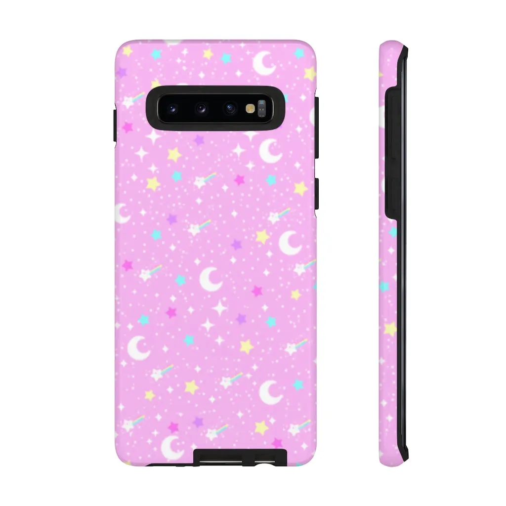 Starry Glitter Pink Tough Phone Case