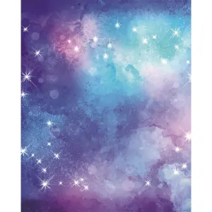 Starry Night Watercolor Printed Backdrop