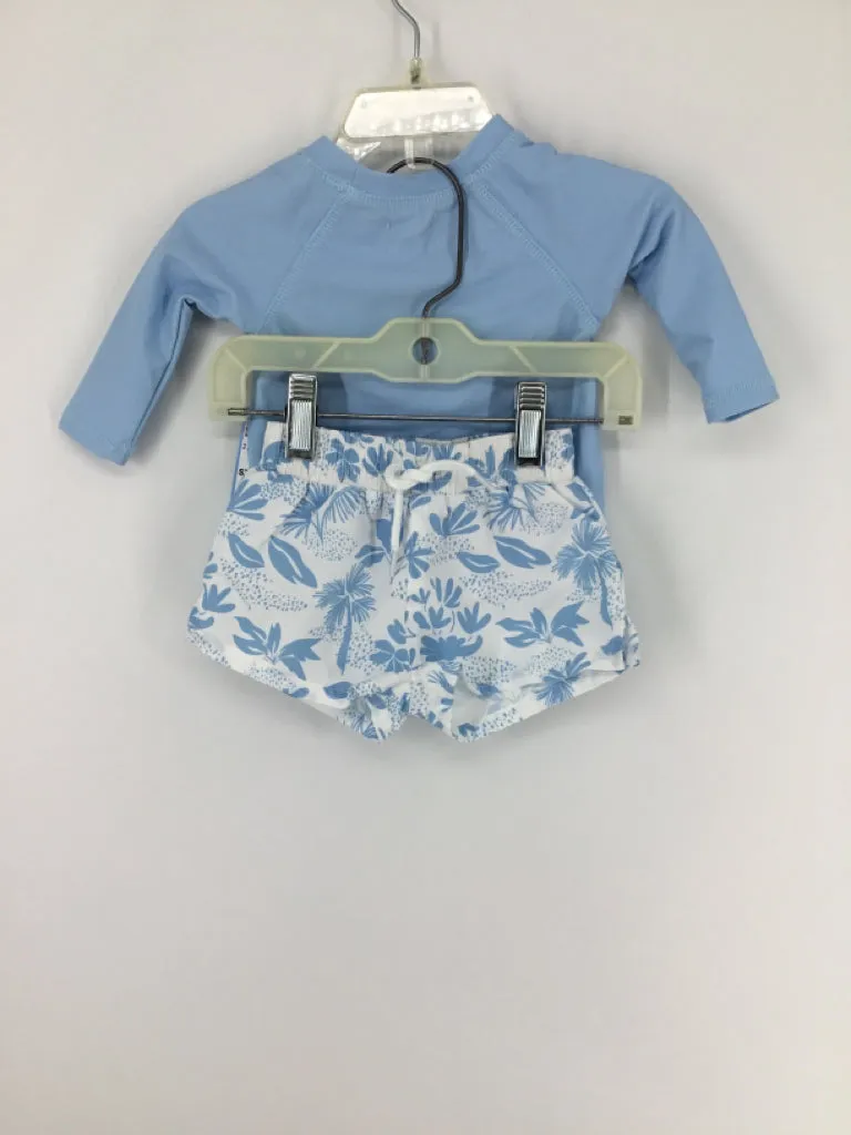 Starting Out Child Size 3 Months Blue Solid Swimwear - boys