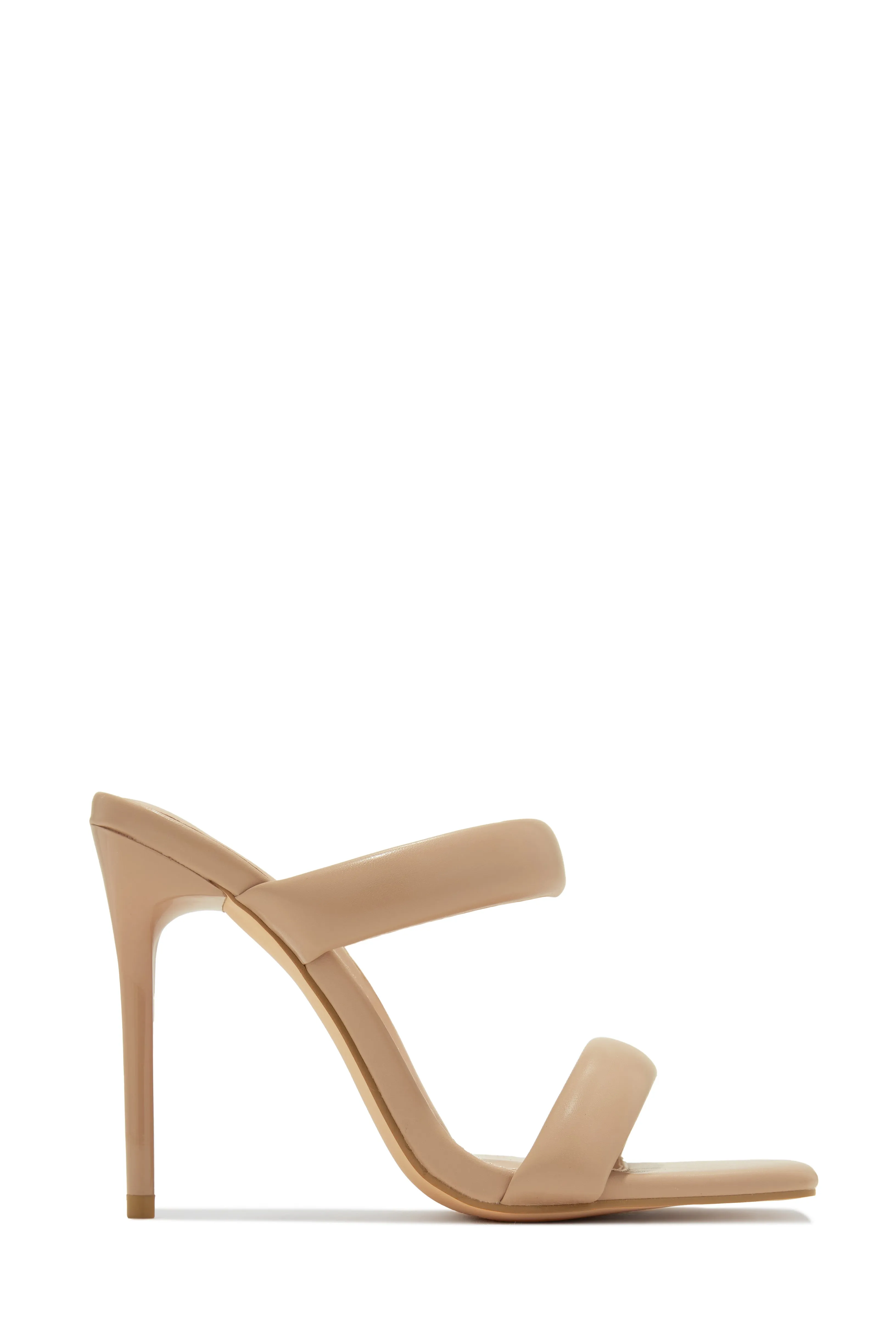 Stassie Single Sole High Heel Mules - Gold