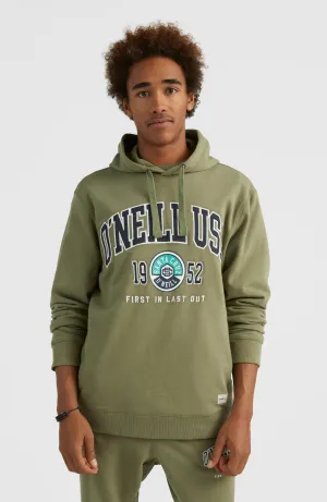 State Hoodie | Deep Lichen Green