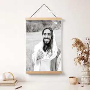 Stay Hanging Canvas Wall Art - Jesus Picture - Jesus Portrait Canvas - Religious Canvas