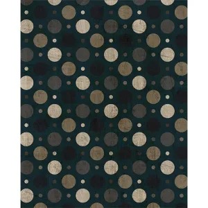 Steel Gray Polka Dot Printed Backdrop