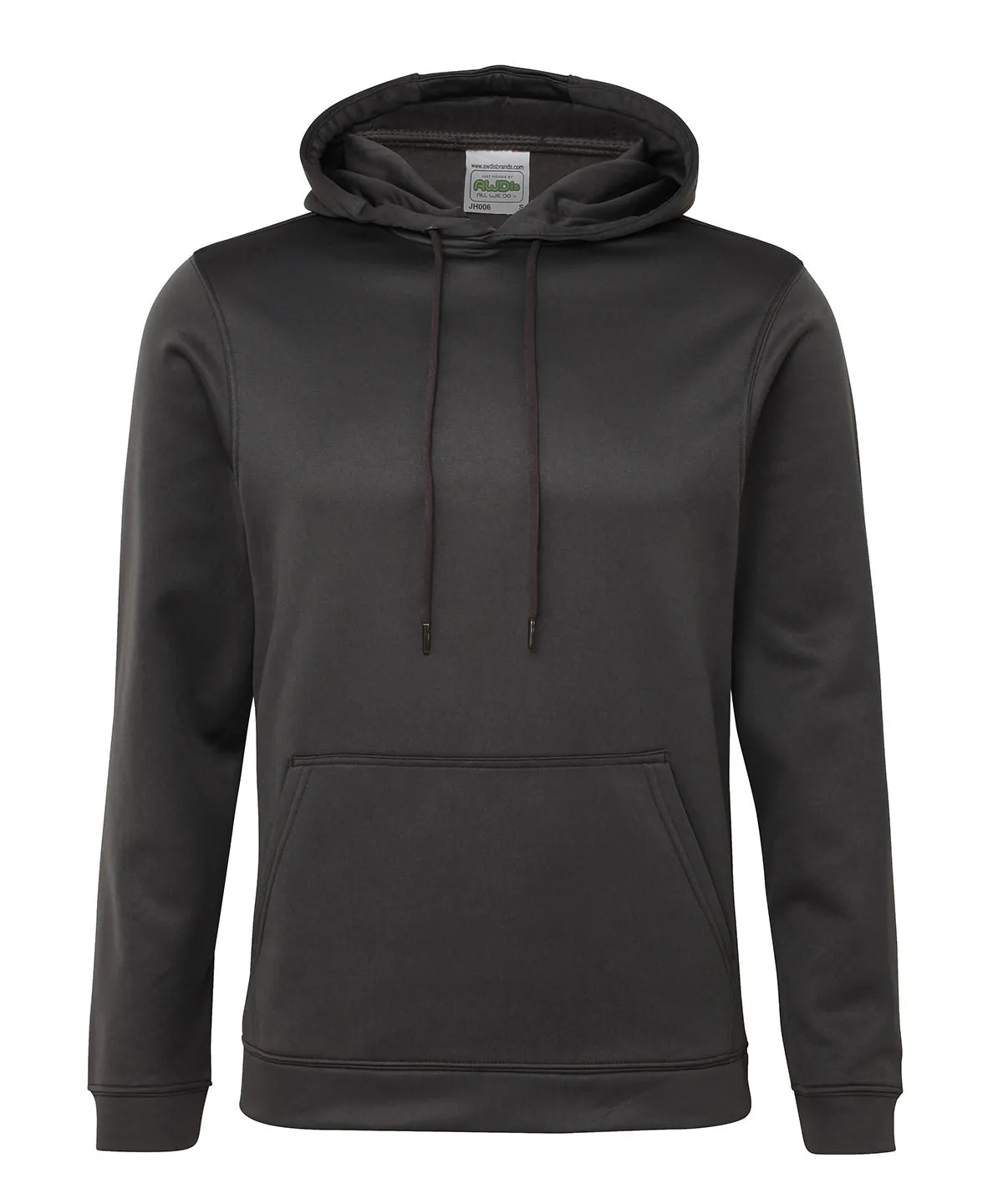 Steel Grey - Sports polyester hoodie