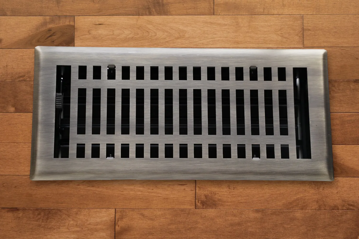 Steel Modern Vent Cover - Antique Brass