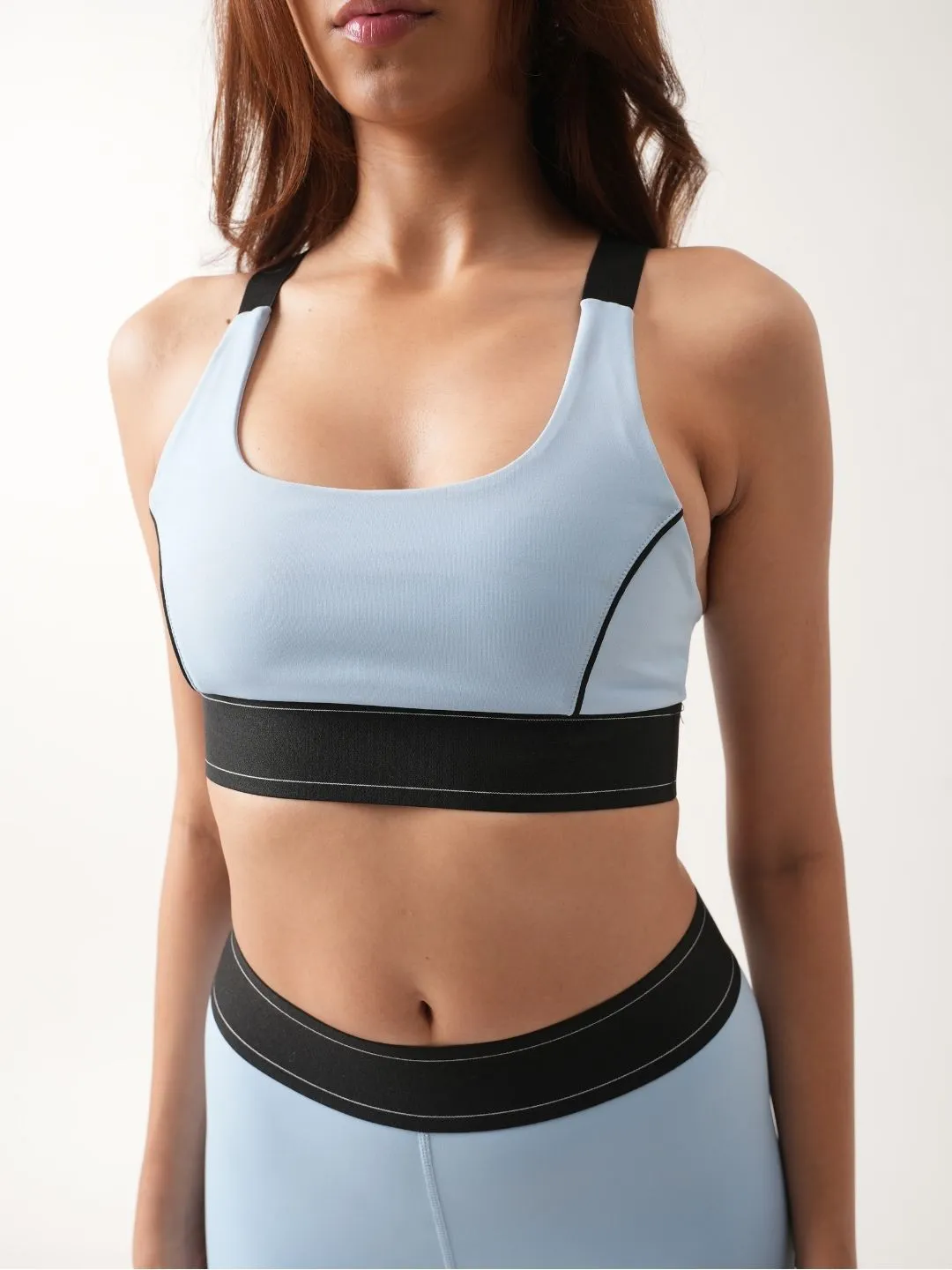 Stellar Sports Bra in Whispy Blue