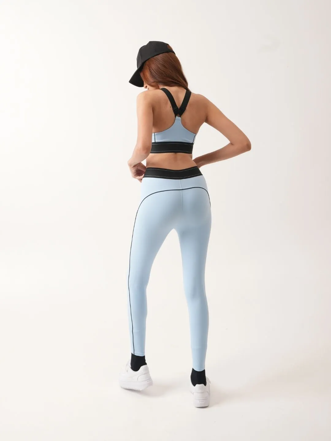 Stellar Sports Bra in Whispy Blue