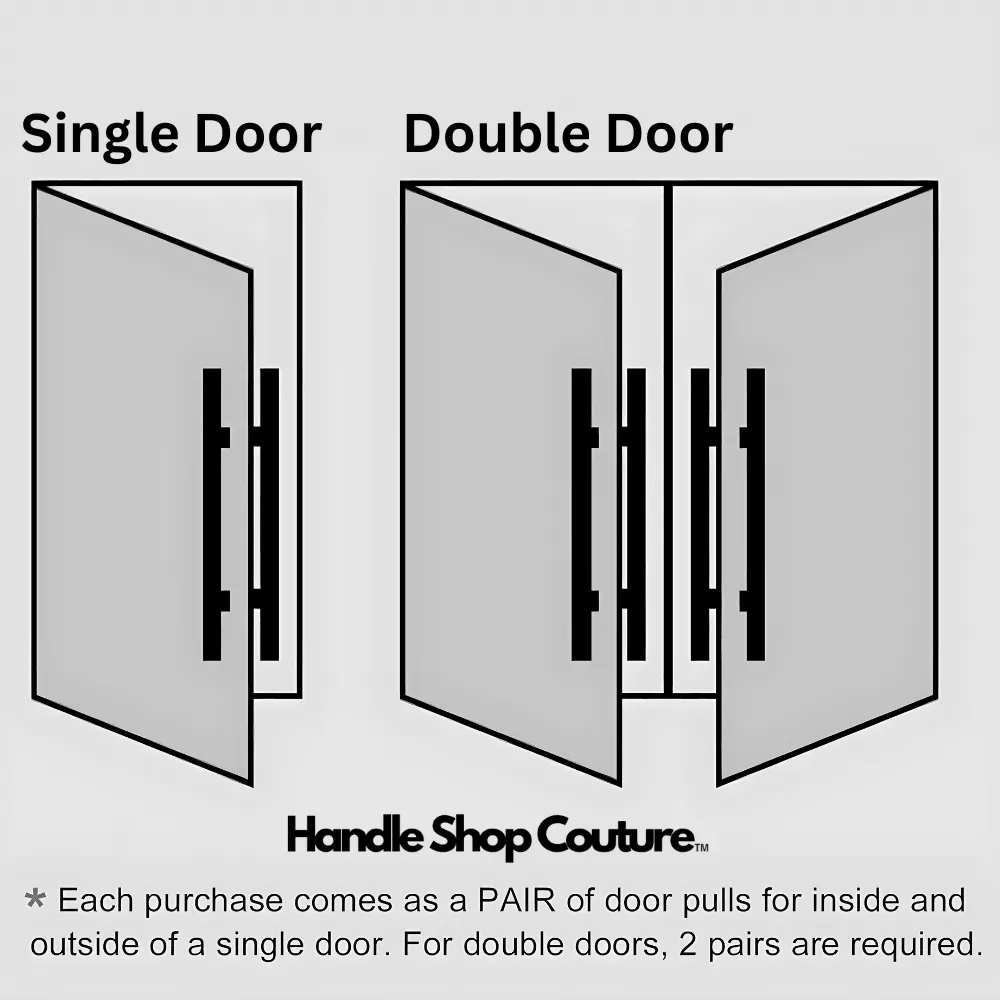 STELLE / Long Entrance Door Handles Push Pull