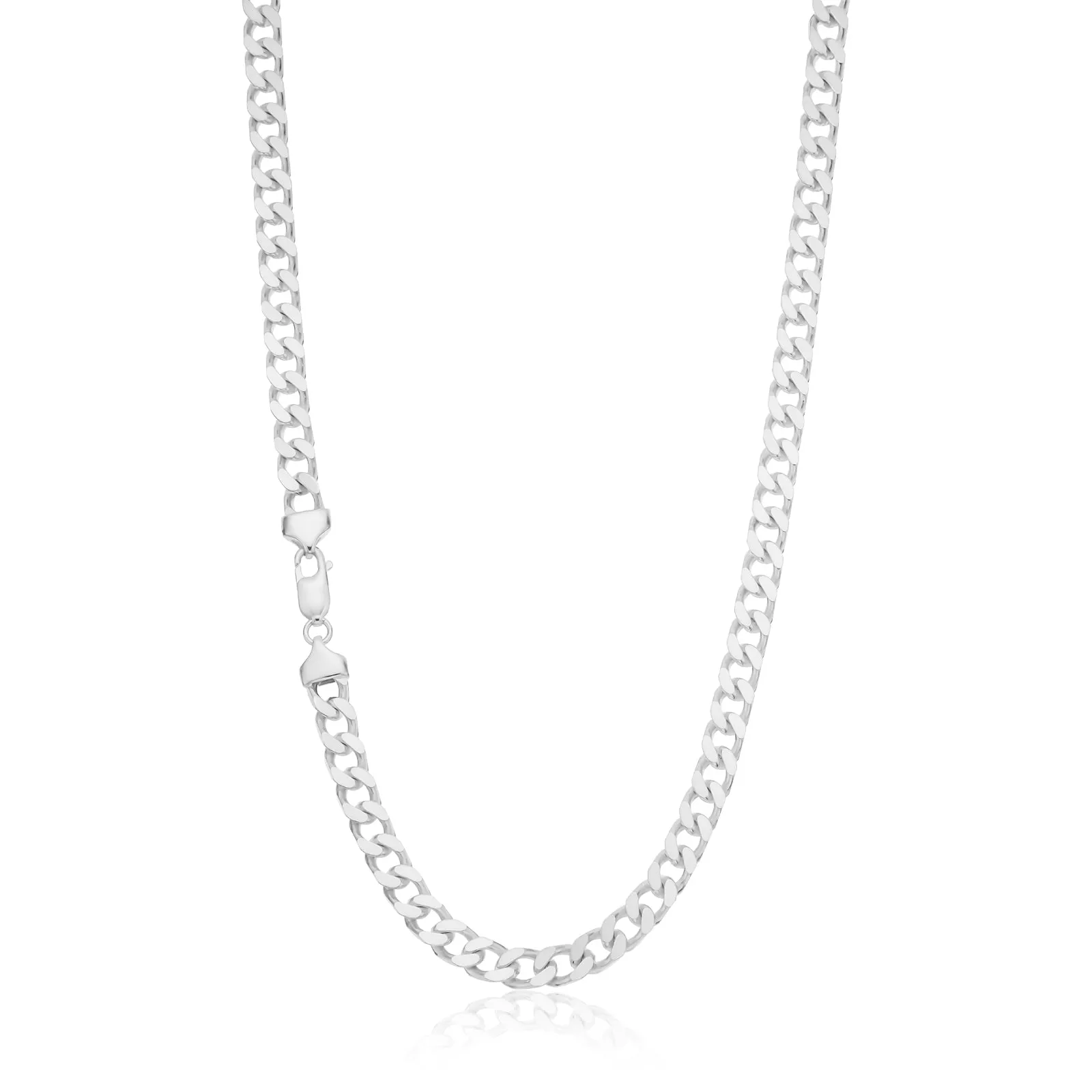 Sterling Silver 60cm Bevdicut Open Chain