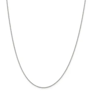 Sterling Silver Beaded Chain 1.5MM