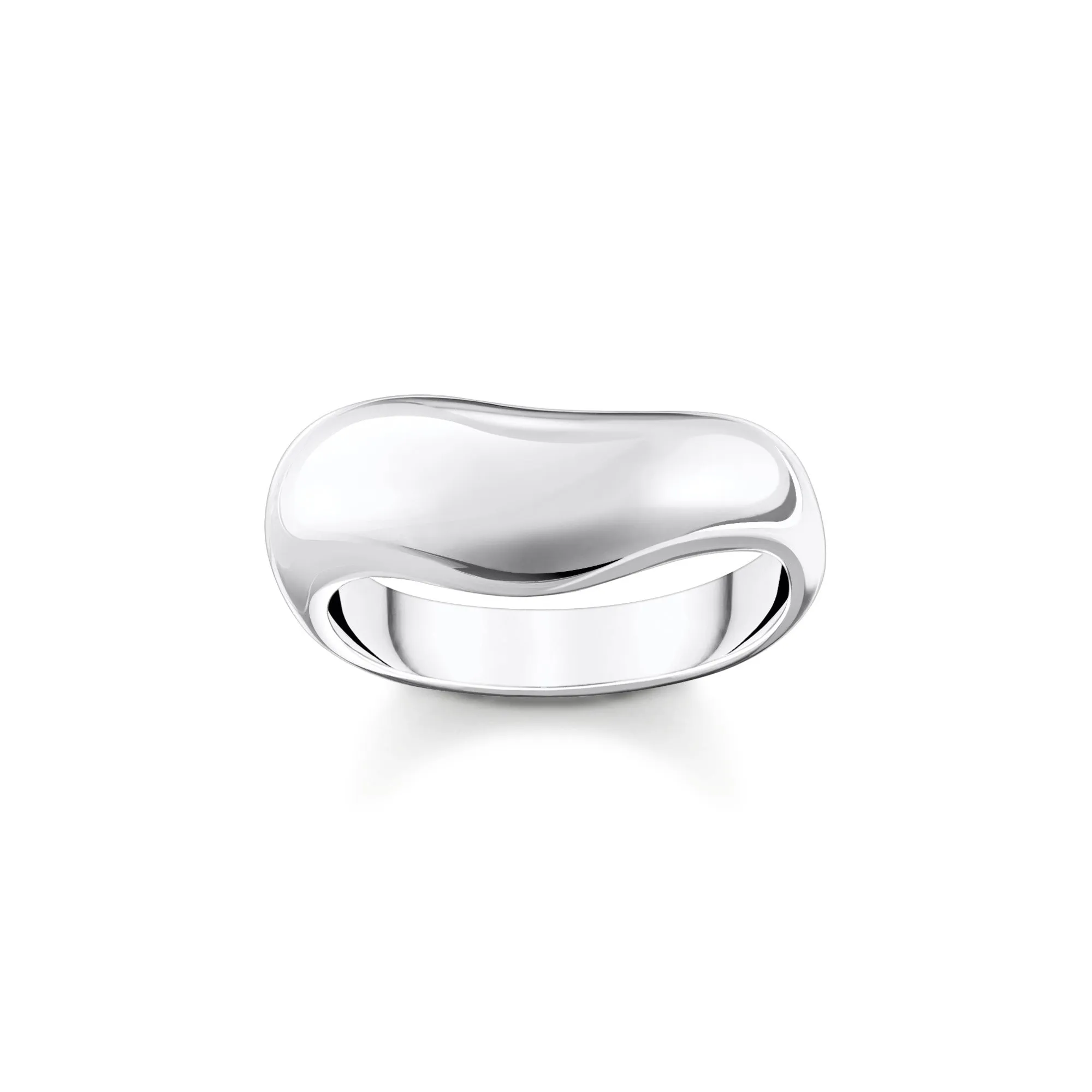 Sterling Silver Bold Elegance Organic Shaped Ring TR2473-001-21