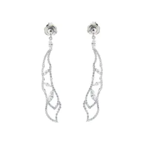 Sterling Silver Bridal Dream Drop Earrings