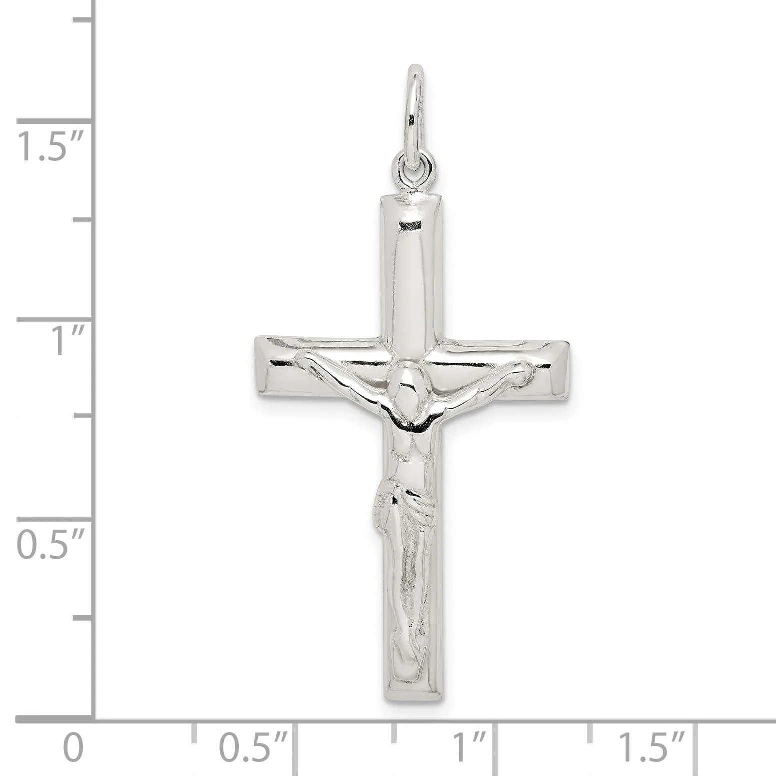 Sterling Silver Crucifix Pendant