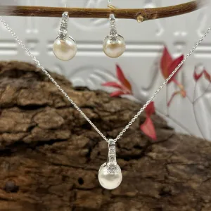 Sterling Silver Freshwater Pearl Set