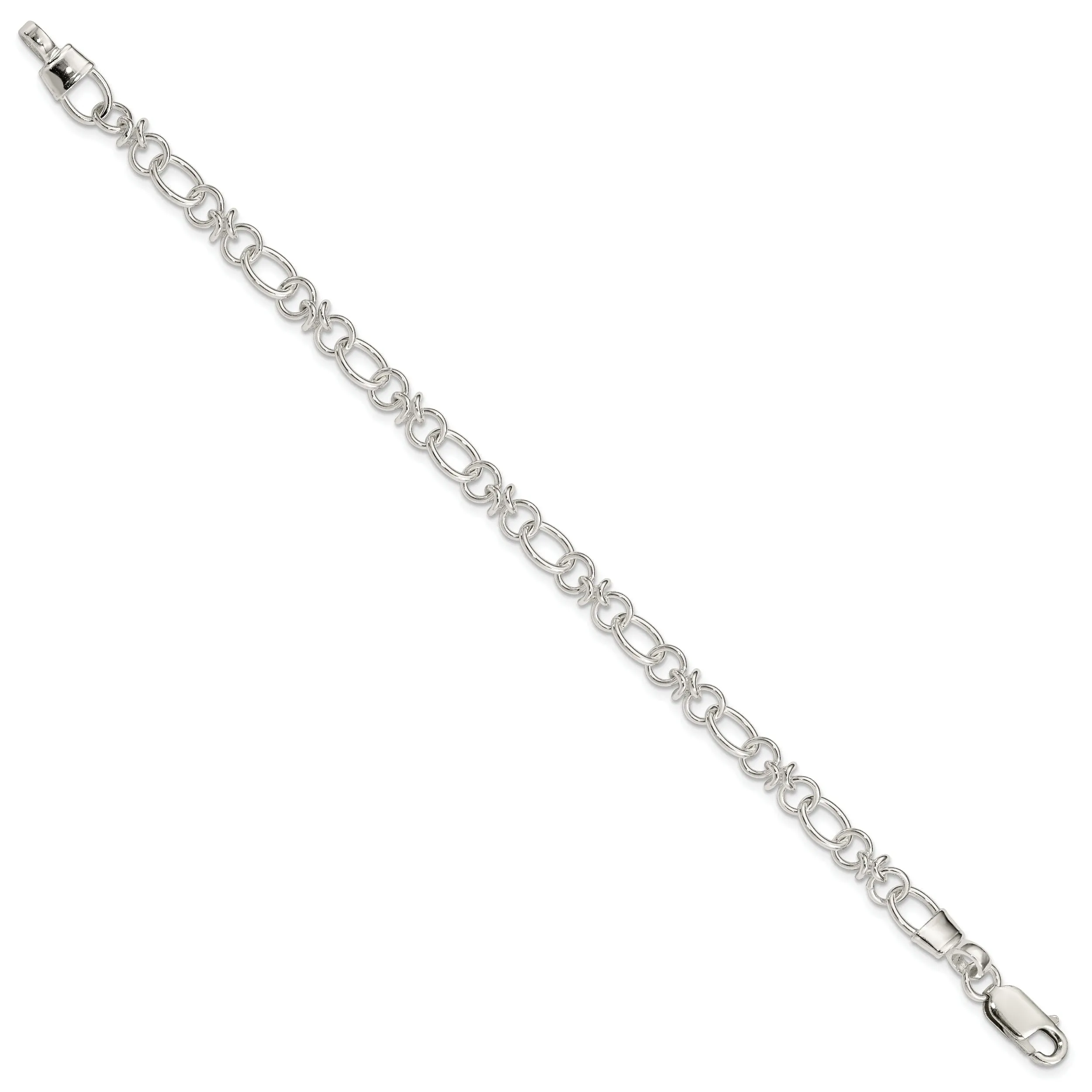 Sterling Silver Link Bracelet