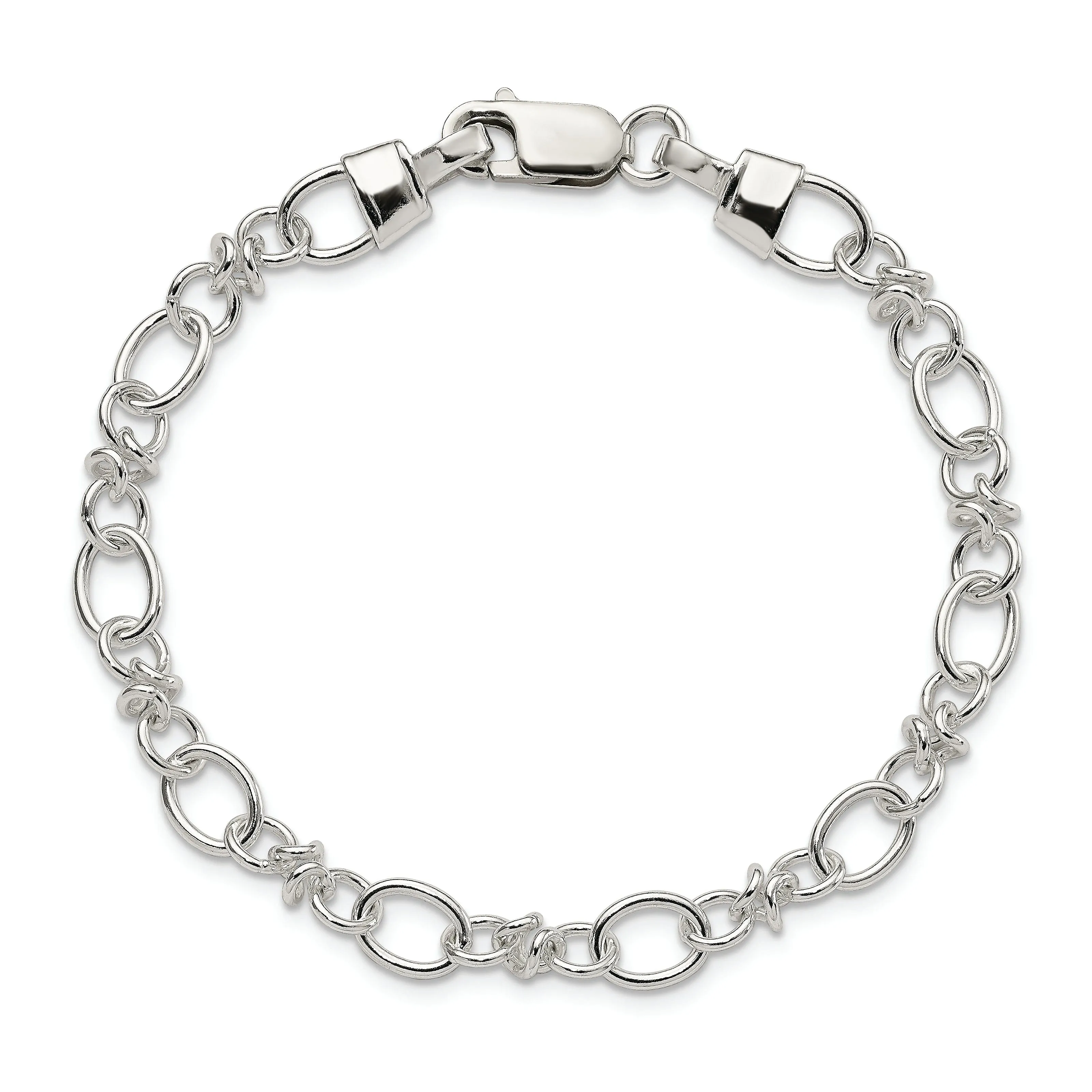 Sterling Silver Link Bracelet