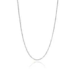 Sterling Silver Open Trace Chain Necklace 1.1mm