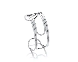 Sterling Silver Paperclip Bangle