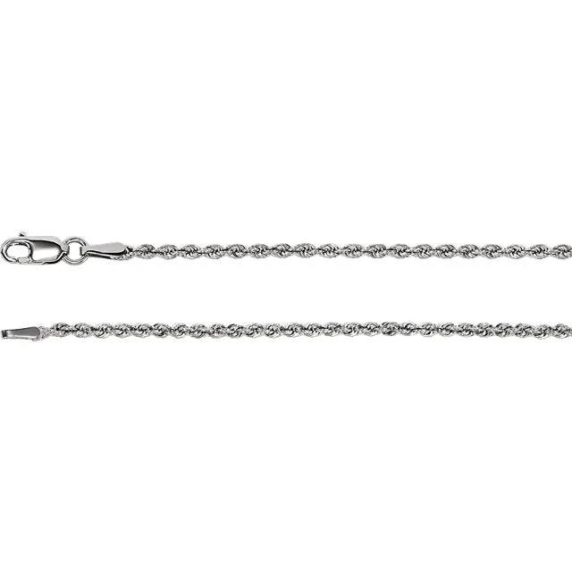 Sterling Silver Rope Chain