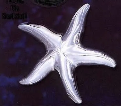 Sterling Silver Starfish Pin