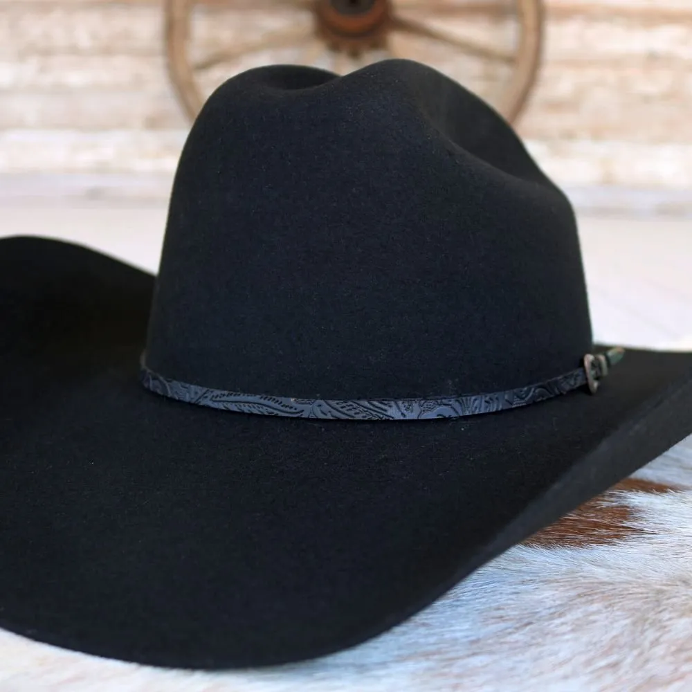 Stetson 3X Black Felt Hat - Red Rocks