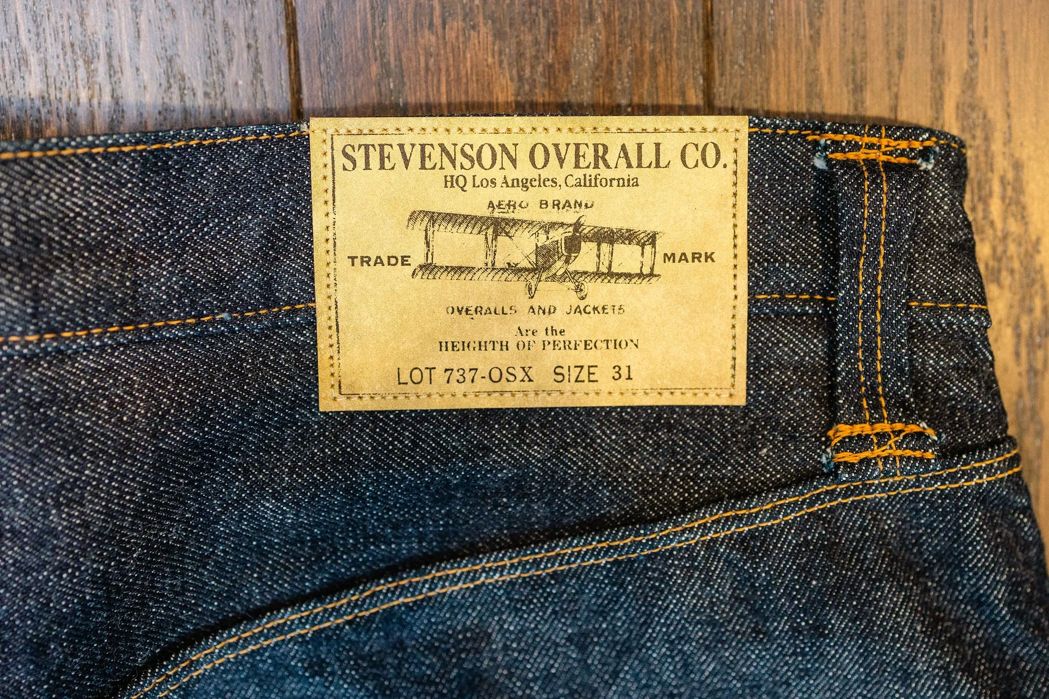 Stevenson Overall Co. Ventura 737 - Indigo One Wash