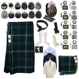 Stewart Hunting Tartan Kilt Outfit - Traditional Scottish Elegance