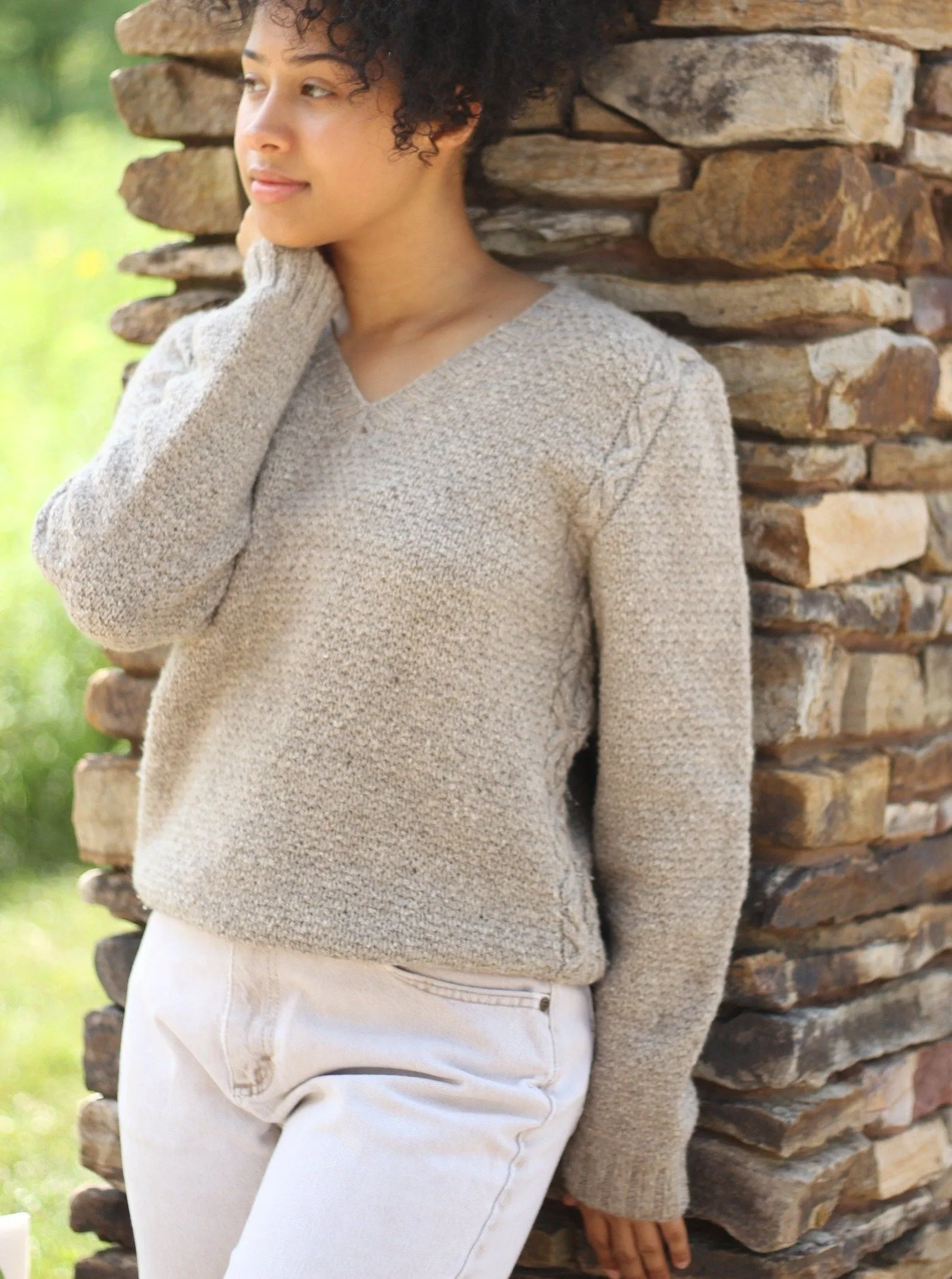 Sticks and Stones Pullover <br/><small>knitting pattern</small>