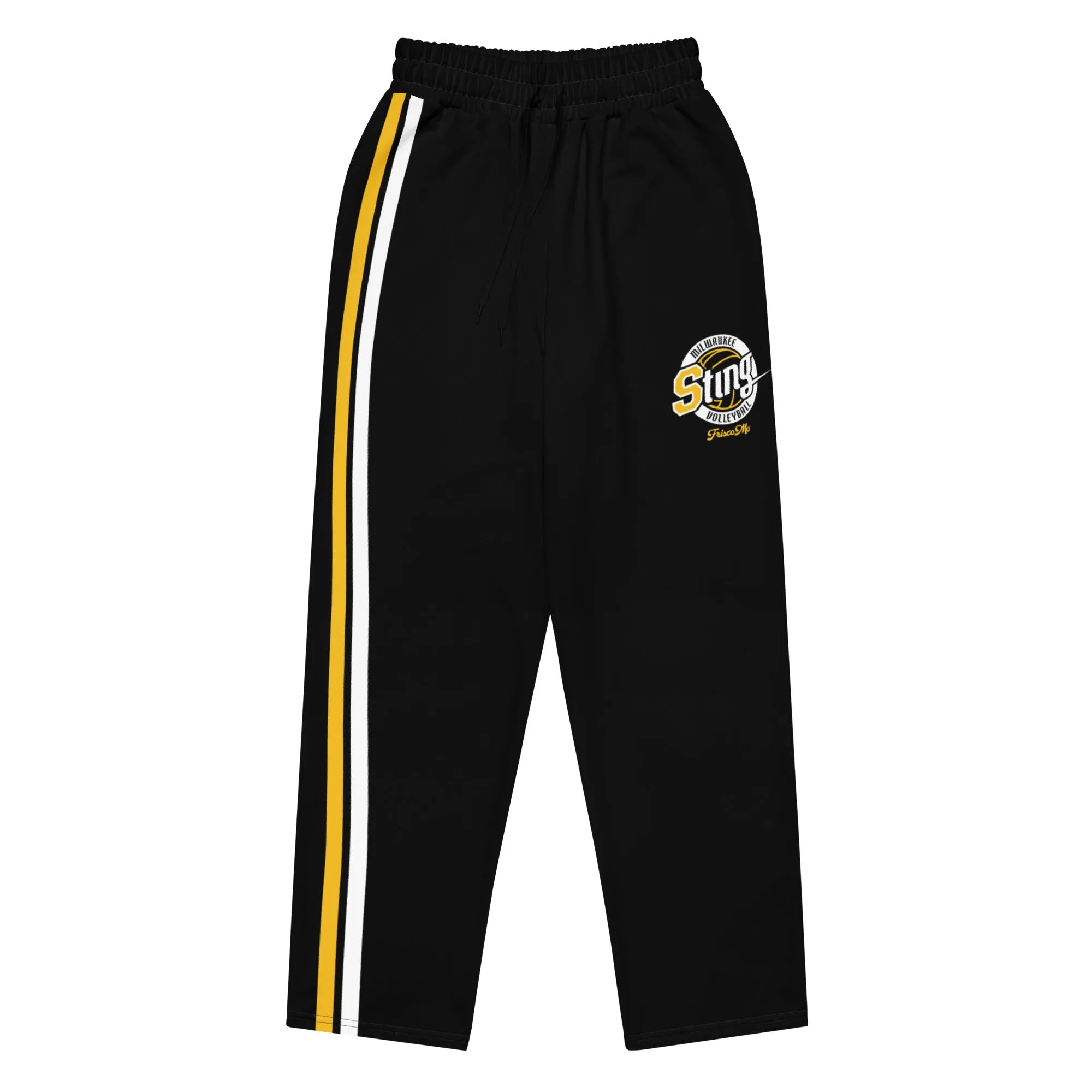 Sting Racing Stripe Wide-Leg Joggers