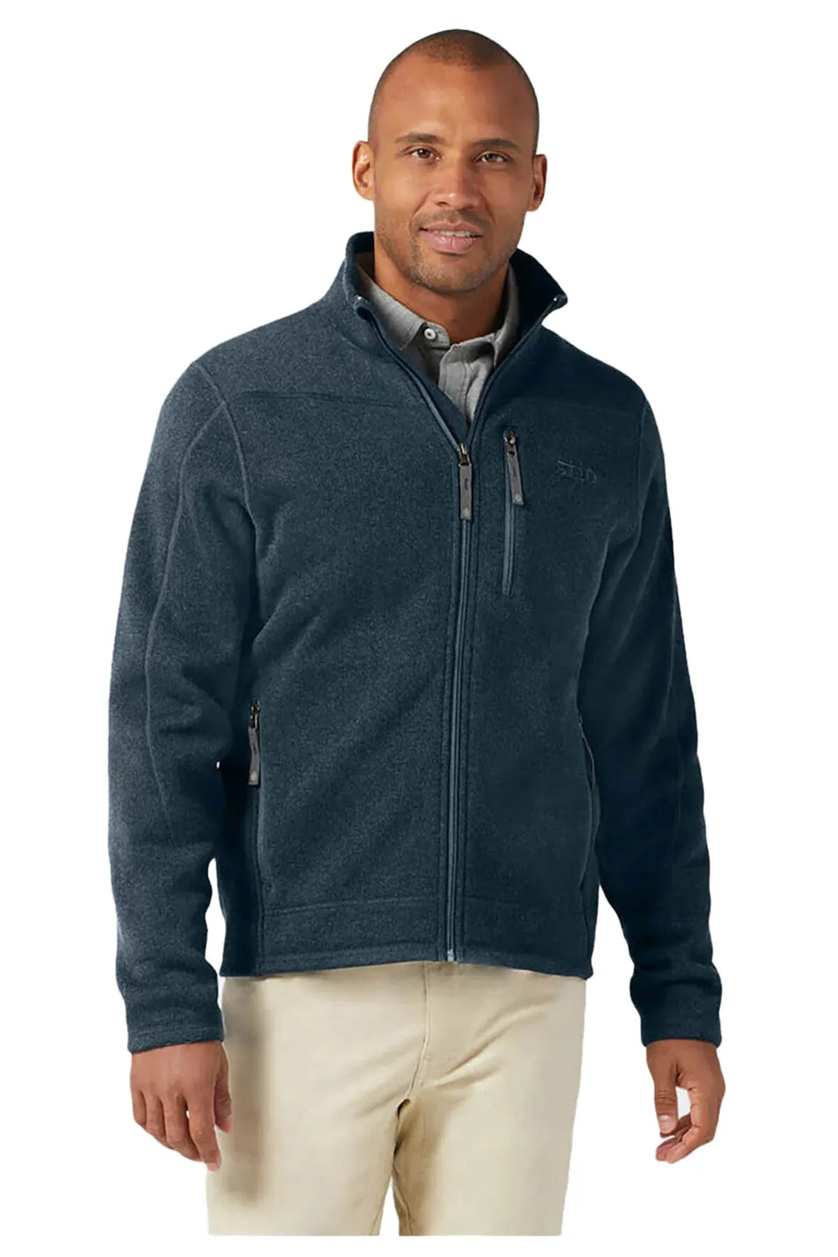 STIO Men's Wilcox Sweater Fleece Jacket, Mountain Shadow