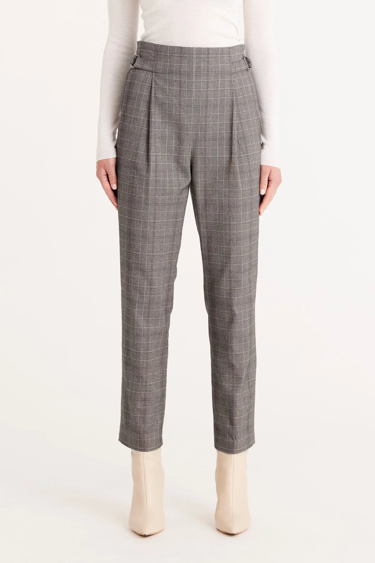 Stockholm Check Pant  - Grey Check