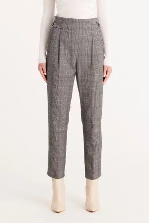 Stockholm Check Pant  - Grey Check