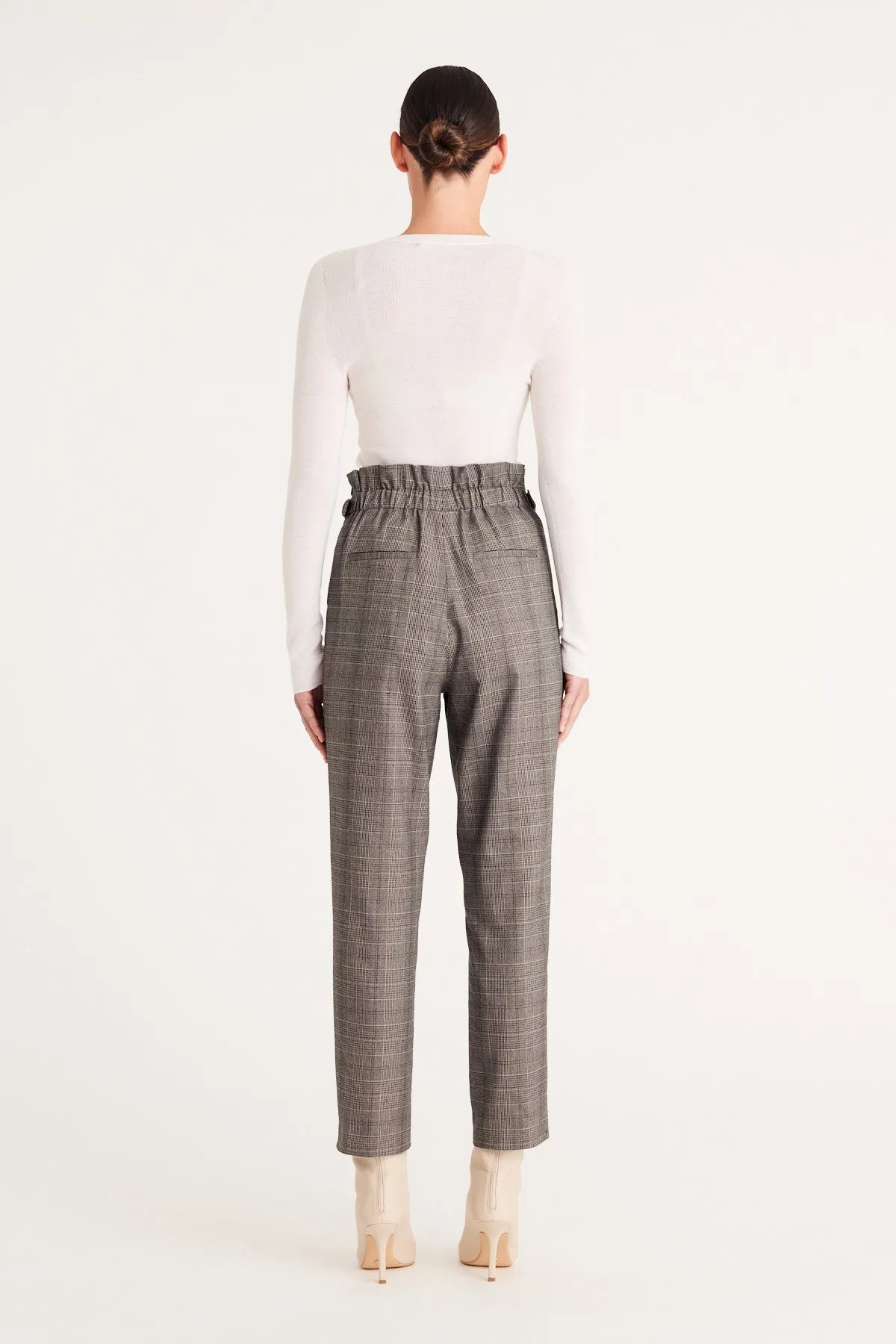 Stockholm Check Pant  - Grey Check