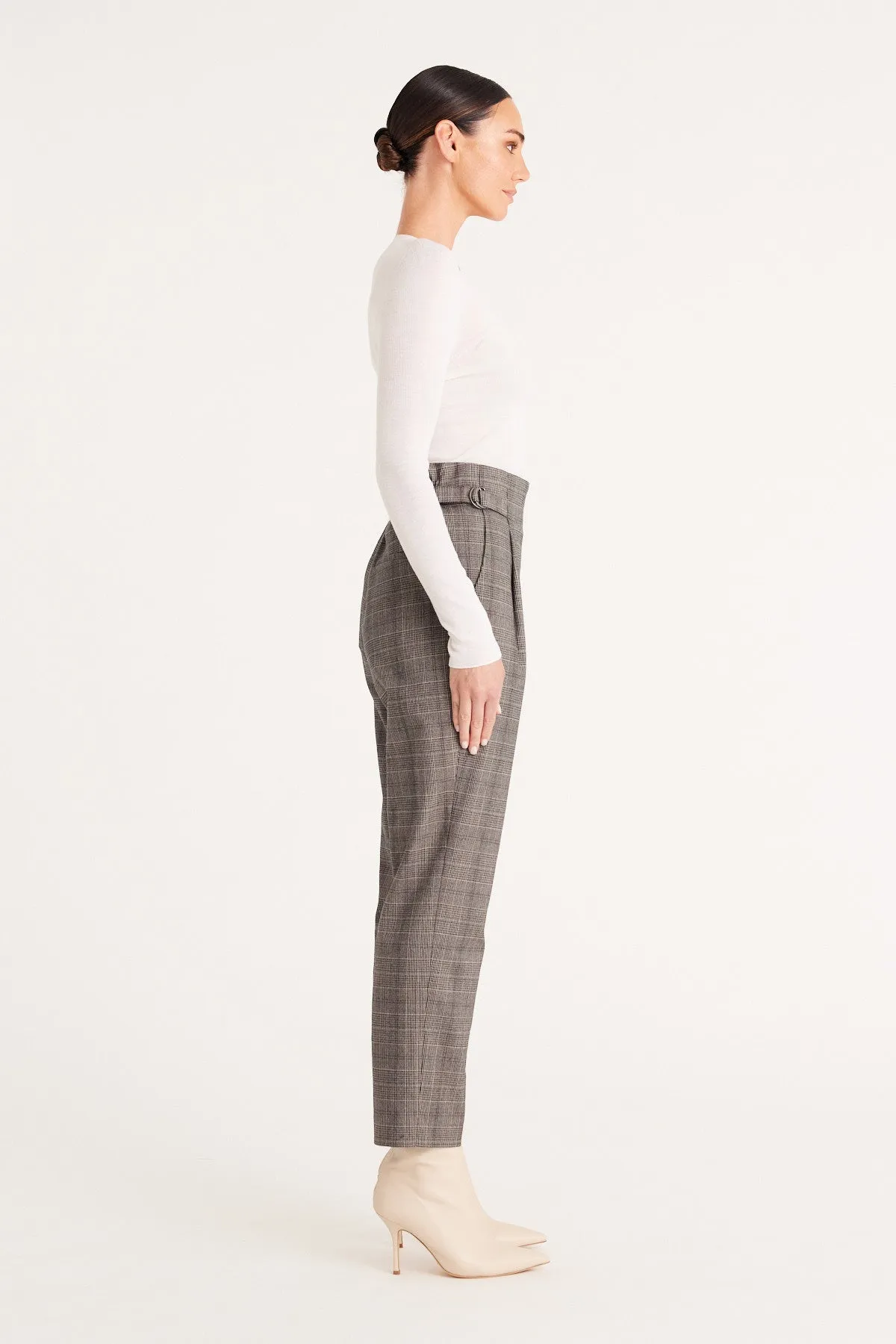 Stockholm Check Pant  - Grey Check