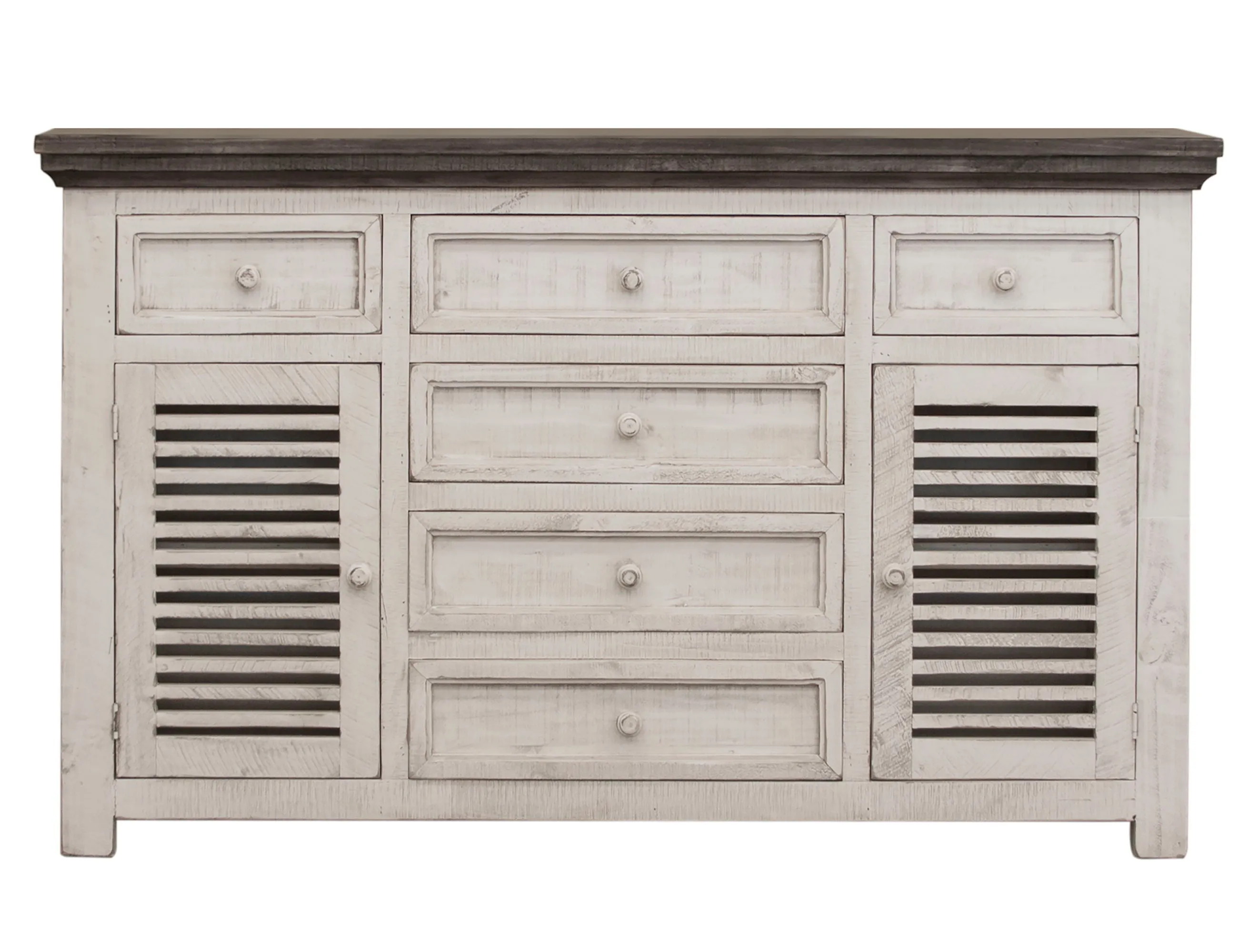 Stone - Buffet - Antiqued Ivory / Weathered Gray