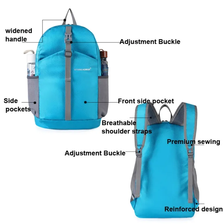 Stone Horse Outdoor Waterproof Folding Travel Backpack(Blue)