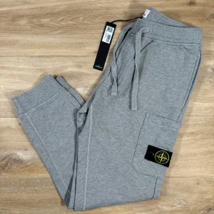 Stone Island Slim Fit Cargo Sweatpants in Grey