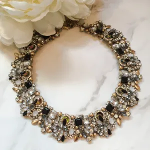 STORM Black & Gold Statement Necklace