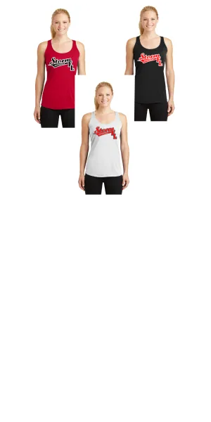 STORM JAX RACERBACK LADIES TANK DRI FIT