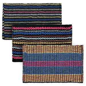 Story@Home Cotton Blend 16 inch x24 inch Traditional Style Eco Series Door Mat (Multicolor)