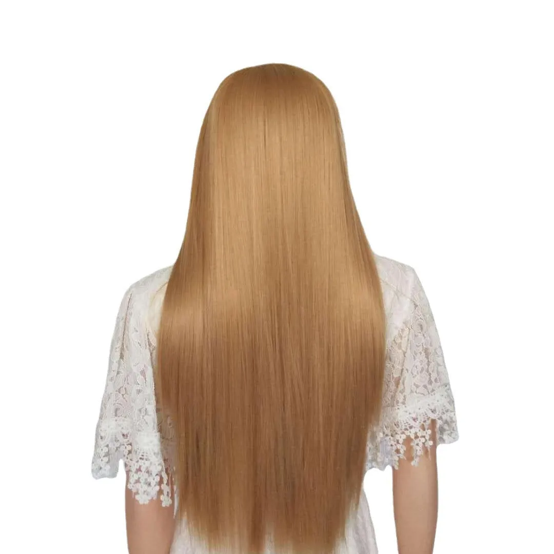 Straight Blonde Wig- Synthetic Blend Wig