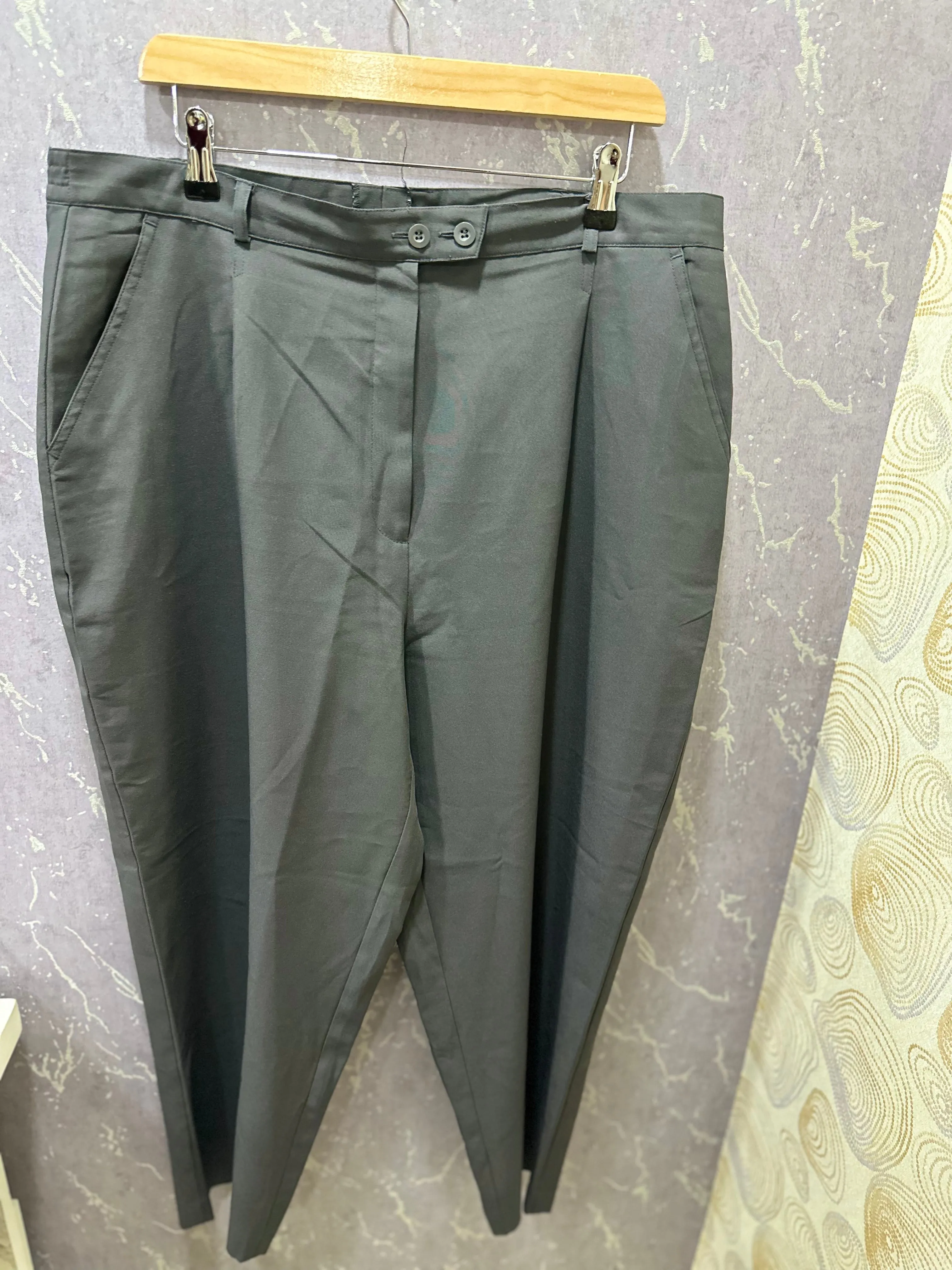 Straight-Fit Imported Pants