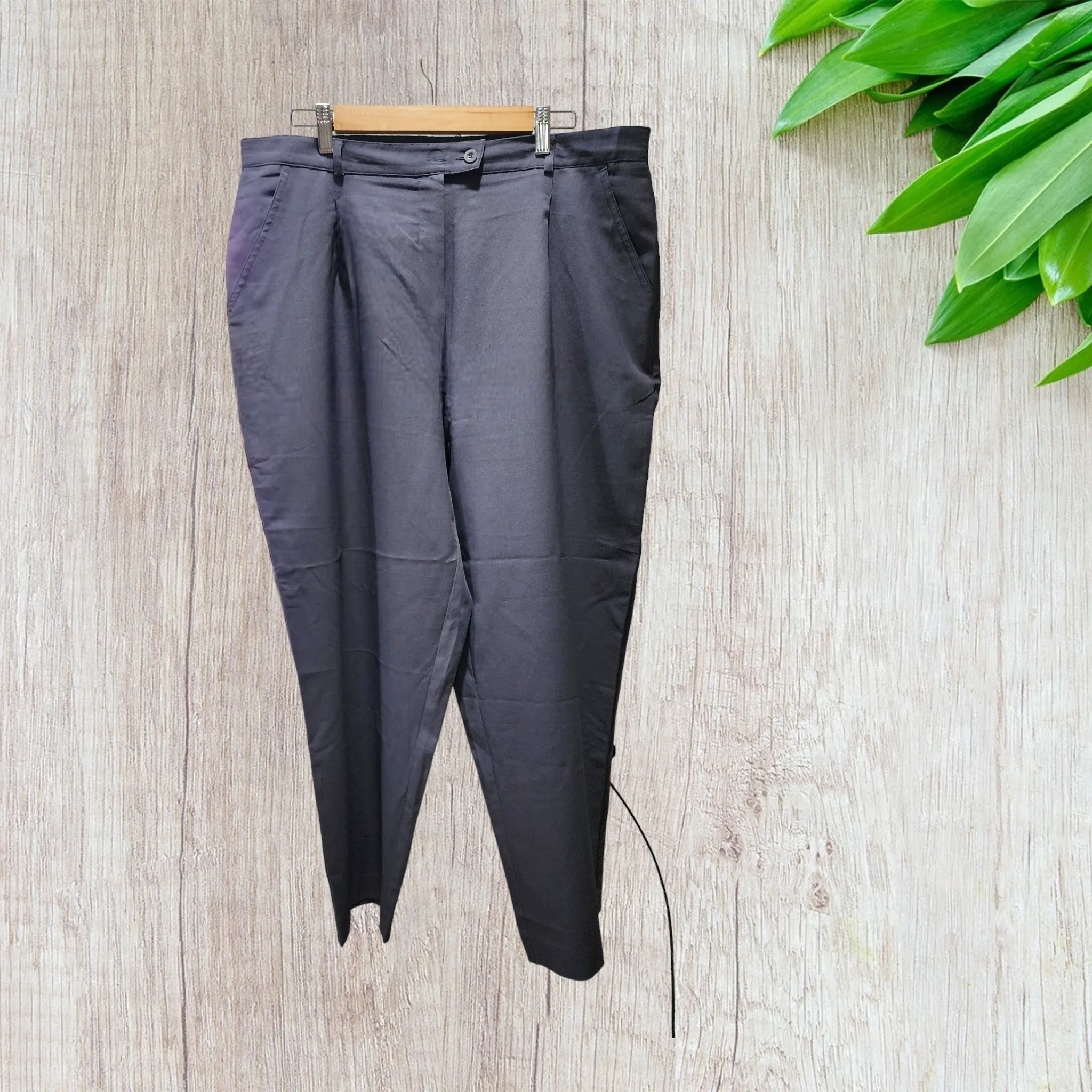 Straight-Fit Imported Pants